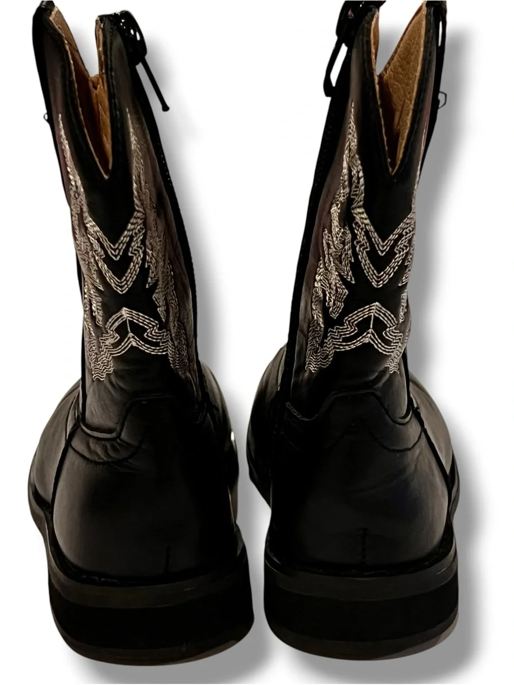 NORTY Boy's Girl's Unisex Western Cowboy Boot for Toddlers - Black Sz 8 D-8